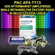 PAC AP4-TY13 ADVANCED AMPLIFIER INTEGRATION INTERFACE FOR SELECT TOYOTA VEHICLES