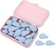 uxcell 20 Pcs Duvet Cover Pins to Hold Comforter Inside, Duvet Clips with Soft Fabric Material for Quilt Cushions Curtain, Light Blue (Fish)