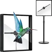 3D Hologram Fan, 45CM 3D Hologram Projector Vertical Advertising Machine with Aluminium Alloy Cover+Bracket, 3D LED Hologram Fan Display Animation Video Projector for Business Signs, Bar