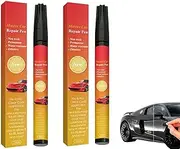 All Car Magic Pen for Car Scratches, 2 Pieces 7.4ml Magic C-ar Scr-atch Removal Pens, Automotive Touchup Weatherproof Paint Pens, C-ar Paint Scr-atch Remover Pen Repair Accessories for Deep Scr-atches