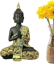 Buddha Statue Indoor | Seated Buddha Statue Zen Garden Decor | Outdoor Statues, Home Buddha Decor, Buddha Sculpture for Garden, Patio, Backyard Deck