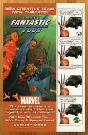 2006 Marvel Comics Ultimate Fantastic Four/Honda Element Print Ad/Poster Promo