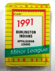 1991 Burlington Indians Sealed Team Set (ProCards) ~ Manny Ramirez