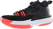 [Nike] Jordan Kid's Zion 1 (GS) Basketball Shoe (7, Black/Bright Crimson/White, Numeric_7)