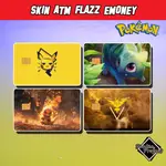 ATM FLAZZ EMONEY STICKER POKEMON MOTIF 卡片保護貼貼紙 GARSKIN SKIN