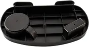 Gravity Chair Clip-on Table and Cup Holder/Camping Beach Chair Boat Fishing Recliner Chair Side Table Tray, Black, for Mobile Phone Device Slot Holder Stand, Drink Holder, Snack Tray