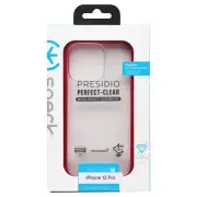 Speck Perfect-Clear Case for MagSafe for iPhone 13 Pro - Clear/Red