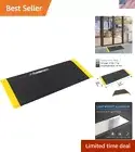 Threshold Ramp, Aluminum with 600lbs Load Capacity, Portable and Anti-Slip Su...