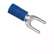 Spade Terminal Vinyl Insulated #10 Blue 16-14 Gauge-75PK