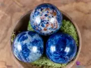 SODALITE Crystal Sphere - Crystal Ball, Housewarming Gift, Home Decor, E0162