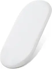 30" x 15" Bassinet Soft Mattress Topper, Gel Memory Foam w/Removable Cover Baby