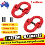 6/8/10mm Hammerlock Chain Connector Joiner Chain 4x4 Chain Link Coupler Red