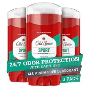 Old Spice Aluminum Free Deodorant for Men 24/7 Odor Protection Eliminates Odo...