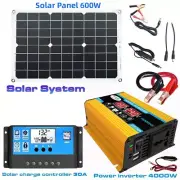 12V to 110V/220V Solar Panel System 12V Solar Panel Battery Charge Controller 40
