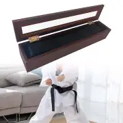 Karate Belt Display Box Kids Wood Gift Box Martial Arts Belts Display Holder