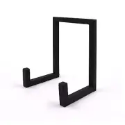 NEW Fashion Black LP Records Holder Metal Desktop Display Stand Storage Shelf Ho