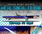 Swordfish Skin 14ft KAYAK VINYL WRAP KIT GRAPHIC DECAL/STICKER