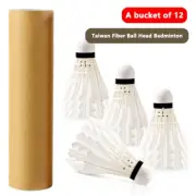 12 Professional Badminton Shuttlecocks