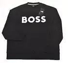 Hugo Boss Soleri 02 Logo Print Black Sweatshirt Size 3XL NWT