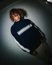 White Lines Chenille Crew