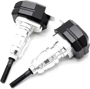Motorcycle Frame Sliders for Benelli BN300 BN600 TNT300 TNT600 BN302 TNT250 BN 300 600 302 (Color : Silver4)