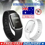 Ultrasonic Anti-Mosquito Repellent Bracelet Bug Insect Repeller Wrist Watch NDY