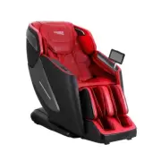 Livemor 4D Massage Chair Electric Recliner SL-track Full Body Spa Massager Red