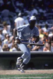 Alfredo Griffin Of The Toronto Blue Jays 1980 Baseball Photo 3