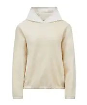 Moncler Panelled Logo Patch Hoodie S,M white