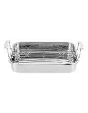 [Scanpan] Sts Roasting Pan With Rack 42 x 26cm in Silver