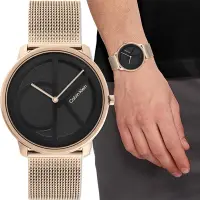 在飛比找Yahoo奇摩購物中心優惠-Calvin Klein CK 經典Logo米蘭帶手錶 送禮