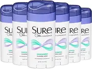 (Unscented, 80ml (Pack of 6)) - Sure Women's Invisible Solid Deodorant, Unscented, 80ml (Pack of 6)