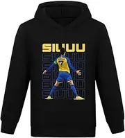 [Forlcool] Unisex Football Hoodies Kids Football Kit Fashion Casual Sweatshirts