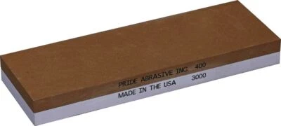 Pride Abrasive Combination Water Stone for Blade Sharpening 400/3000 Grit USA