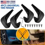 Universal Car Mud Flaps Guards Car Splash Guards Safety Driving Black Protection (for: Peugeot)