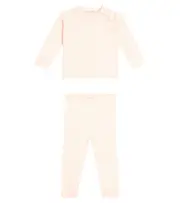 [Bonpoint] Bonpoint Baby Fabricota top and pants set M 12 pink
