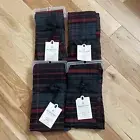 Hearth & Hand with Magnolia (4) 4Pc Holiday Plaid Cloth Napkin Sets - Red Lot