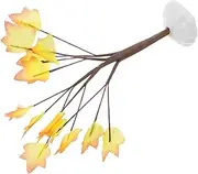 Mini Model Tree Mini Fall Trees Halloween Village Trees Fake Trees Fall Village Accessories Small Trees Artificial Maple Branch Halloween Village Fall Trees Model Trees Iron Orange