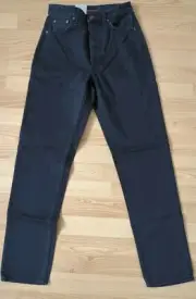 Nudie Jeans Women Breezy Britt (Regular Tapered Fit) Aged Black 27/30