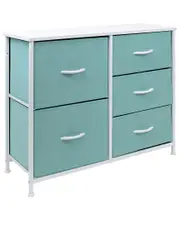 Sorbus Aqua Dresser With 5 Drawers