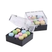 1Set 1:12 Dollhouse Miniature Macaroon Food Dessert Tea Snack Kitchen Decor Yf