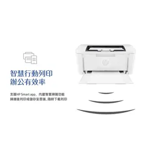 HP LaserJet M111w 黑白雷射無線印表機 (7MD68A)【耗材 W1500A】