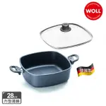 【WOLL】TITAN BEST 德國製 鈦鑽石系列不沾鍋/方型湯鍋28CM(含蓋)