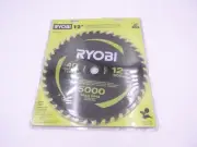 Ryobi 12" 40T Carbide Thin Kerf Miter Saw Blade Black