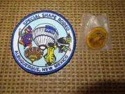 1989 Special Shape Rodeo Patch & Pin Lot 4in Albuquerque Hot Air Balloon