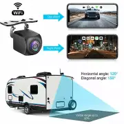 WiFi Wireless Car Truck RV Trailer Rear View Backup Camera 720P For iOS Android