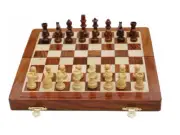 Magnetic Travel Chess Set 10" x 10" Folding Game Board Christmas IQ Brain teaser
