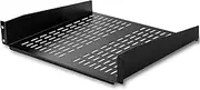 StarTech.com 2U Server Rack Shelf - Universal Vented Rack Mount Cantilever Tray for 19" Network Equipment Rack & Cabinet - Heavy Duty Steel - Weight Capacity 50lb/23kg - 16" Deep Shelf (CABSHELFV)