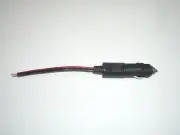 WORKMAN D2916 P12VX FUSED CIGARETTE LIGHTER POWER PLUG w/LED 16AWG PIGTAIL LEADS