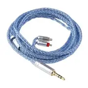 Tripowin Zonie IEM Cable, 16 Core Silver Plated Earphone Upgraded Cords, Blue